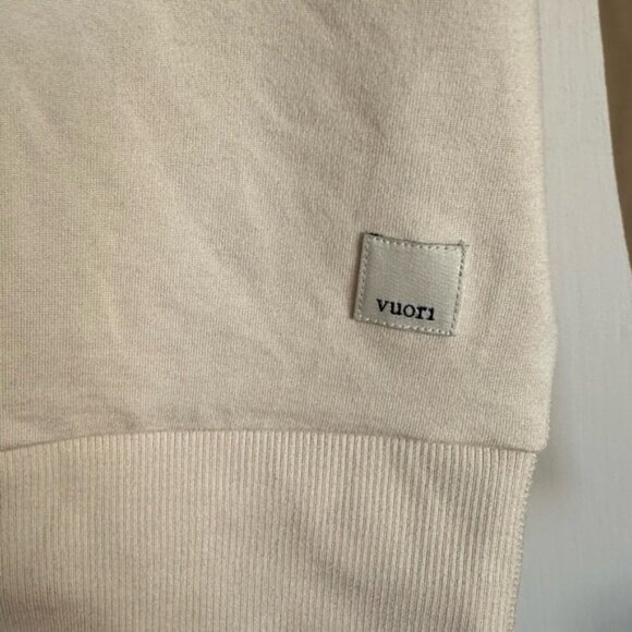 Vuori Halo Crewneck in Cream Ecru Color - Picture 3 of 6